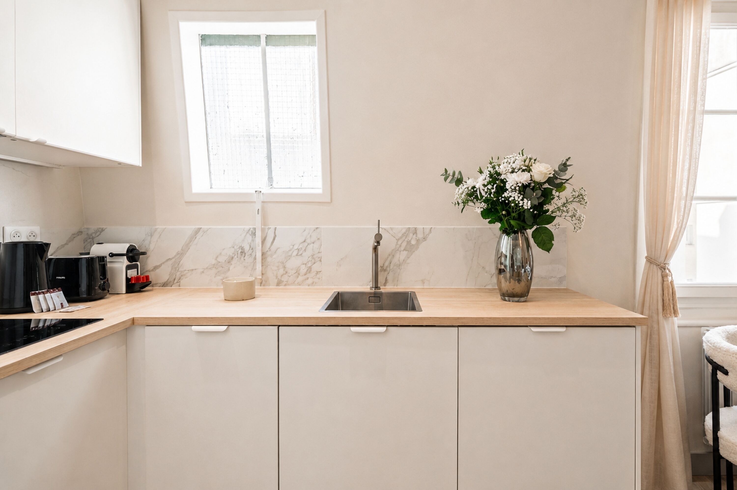 Apartamento superior, vista para a cidade | Cozinha privada