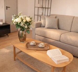 Superior Apartment, City View | Living area - 1522 Niel (Paris)