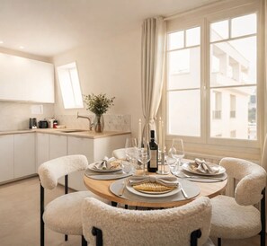 Leilighet – superior, byutsikt | Oppholdsområde