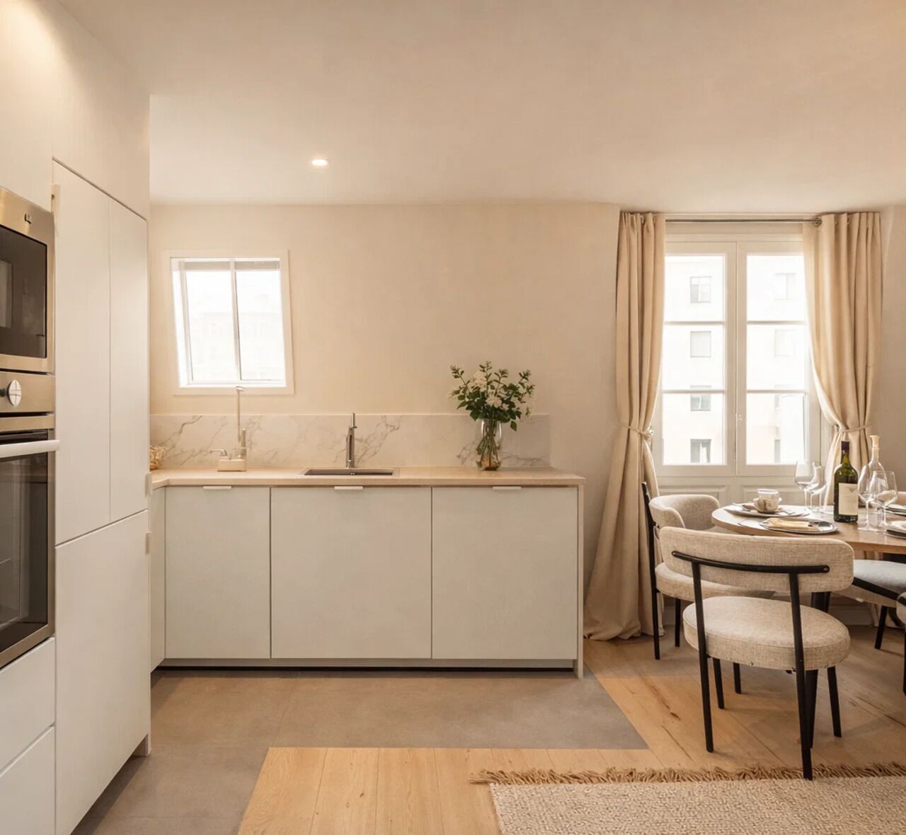 Superior appartement, uitzicht op de stad | Privékeuken