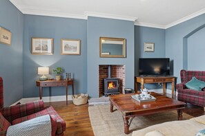 TV, fireplace - Lantern House - North East Escapes (Belford)