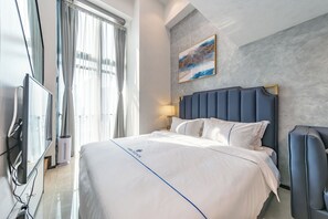 Quarto duplo superior, vista para a cidade