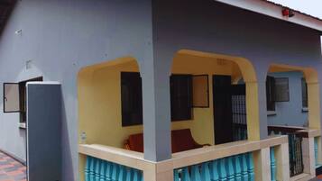 Majoituspaikan julkisivu