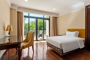 豪華三人房, 陽台