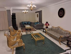 Living area - Nasr City Spacious 3 BedR (Sanhory) (Cairo Governorate)
