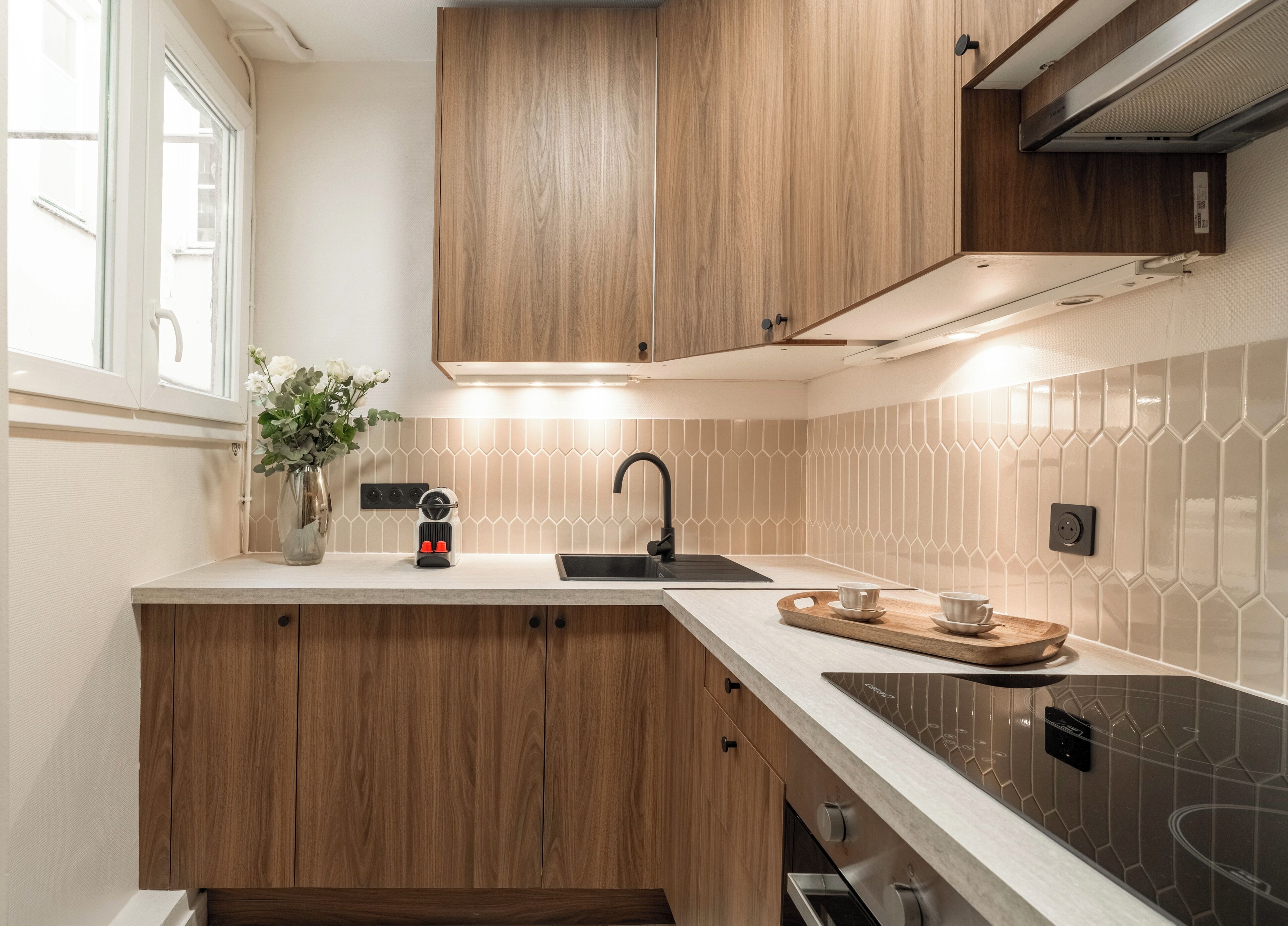 Superior Apartment, Courtyard View | Private kitchen