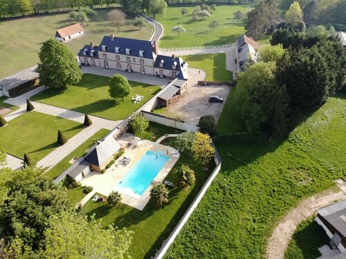 Magnifique Manoir normand - Piscine - Tennis - 7km des plages