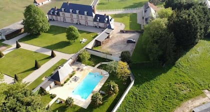 Magnifique Manoir normand - Piscine - Tennis - 7km des plages