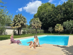 Udendørs pool, opvarmet pool