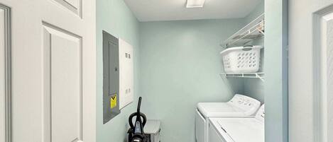 Appart'hÎtel, plusieurs lits, balcon, vue océan (Seawind 1602) | Blanchisserie