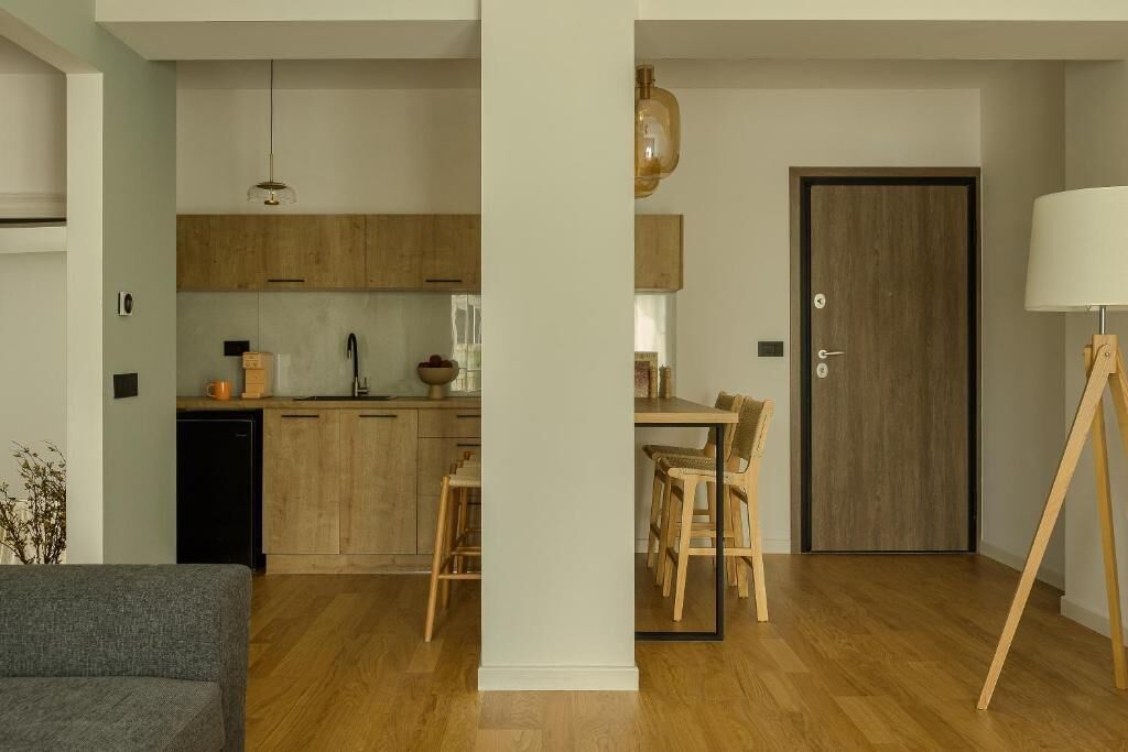 Deluxe Apartment, 2 Bedrooms, City View | Living area