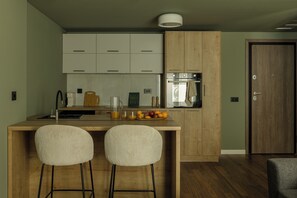 Căn hộ Deluxe, 1 phòng ngủ | Khu phòng khách