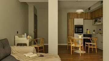 Deluxe Apartment, 1 Bedroom | Living area