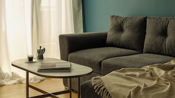 Lägenhet Deluxe - 1 sovrum | Vardagsrum