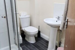 Shower, hair dryer, bidet, towels - glamsflat troccadero (Wolverhampton)