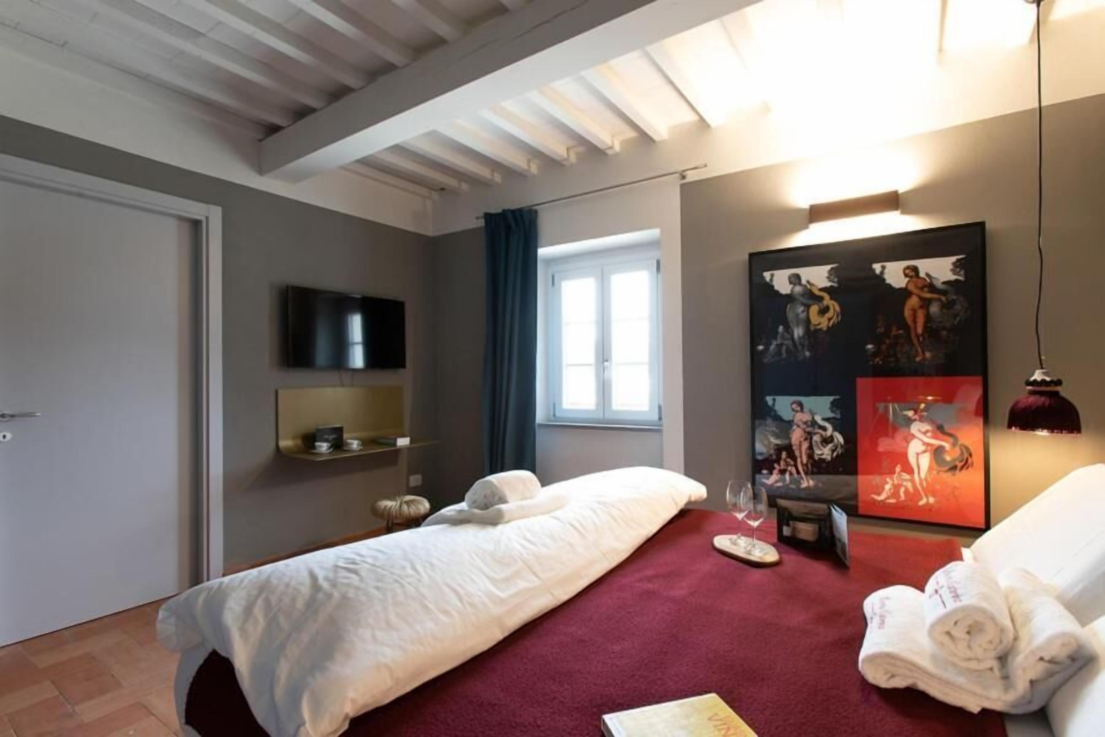 Deluxe-Doppelzimmer, Terrasse, Stadtblick