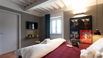 Deluxe-Doppelzimmer, Terrasse, Stadtblick