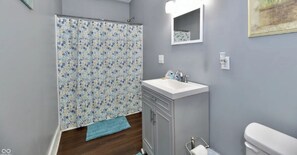 Hair dryer, towels, soap, toilet paper - Charming 3-bedroom house in Indianapolis (Indianapolis)