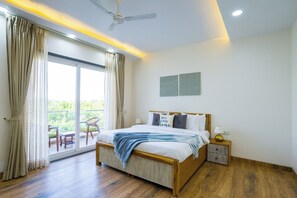 Biệt thự Deluxe, ban công, quang cảnh vườn | Bàn ủi/dụng cụ ủi quần áo, truy cập Internet không dây miễn phí 