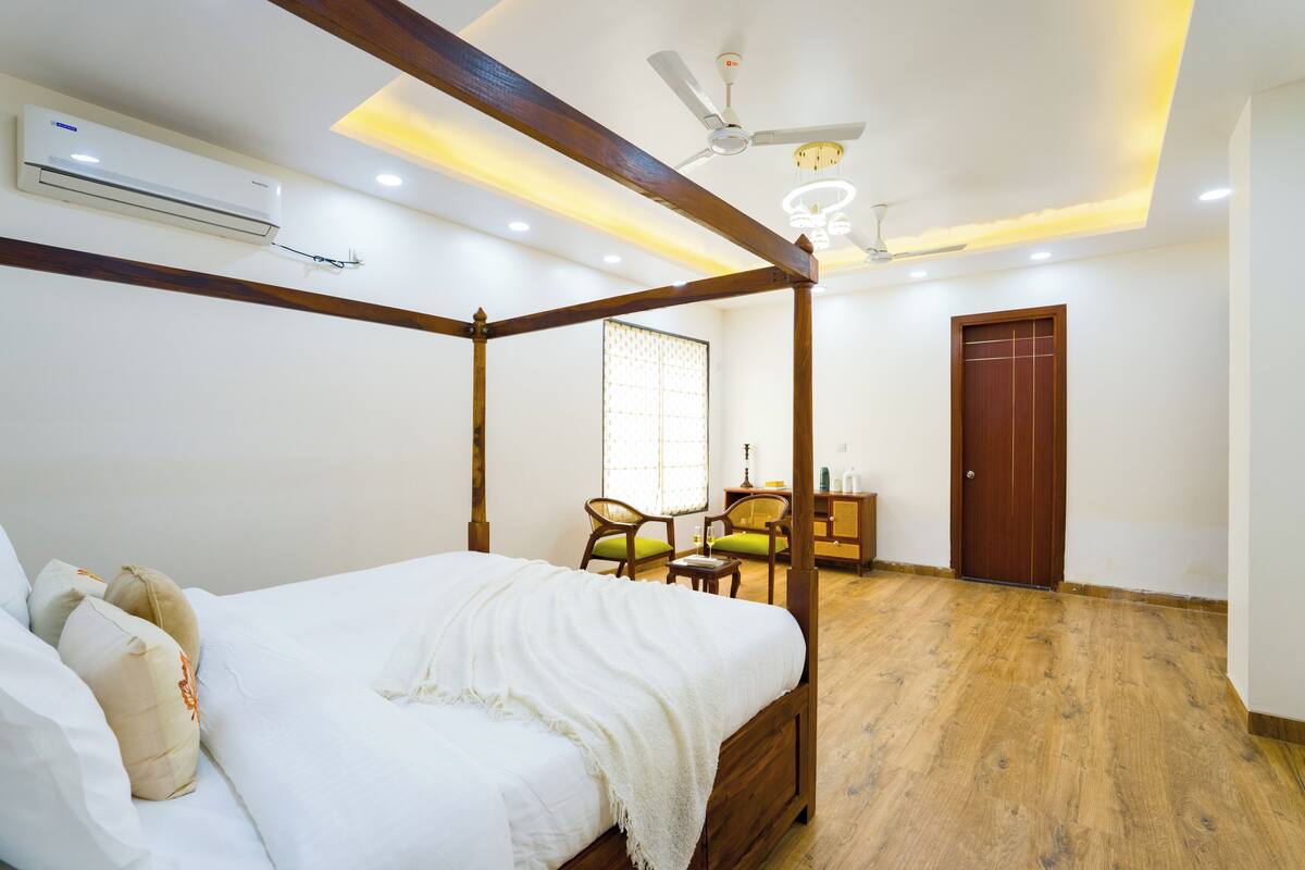 Deluxe-Villa, Balkon, Gartenblick