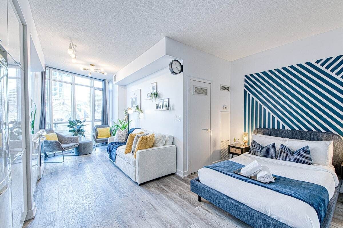 City Studio Suite, 1 Katil Kelamin (Double) dengan Katil Sofa | Ruang tamu