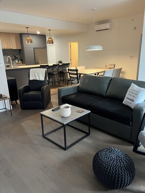Living area - Monthly rentals only in the center of old Quebec City (Québec)