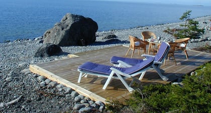 Private beach with unique views of the Baltic Sea