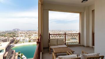 Luxury Apartment, 3 Bedrooms, Balcony, Partial Ocean View | Terrace/patio