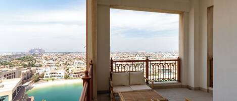 Luxury Apartment, 3 Bedrooms, Balcony, Partial Ocean View | Terrace/patio