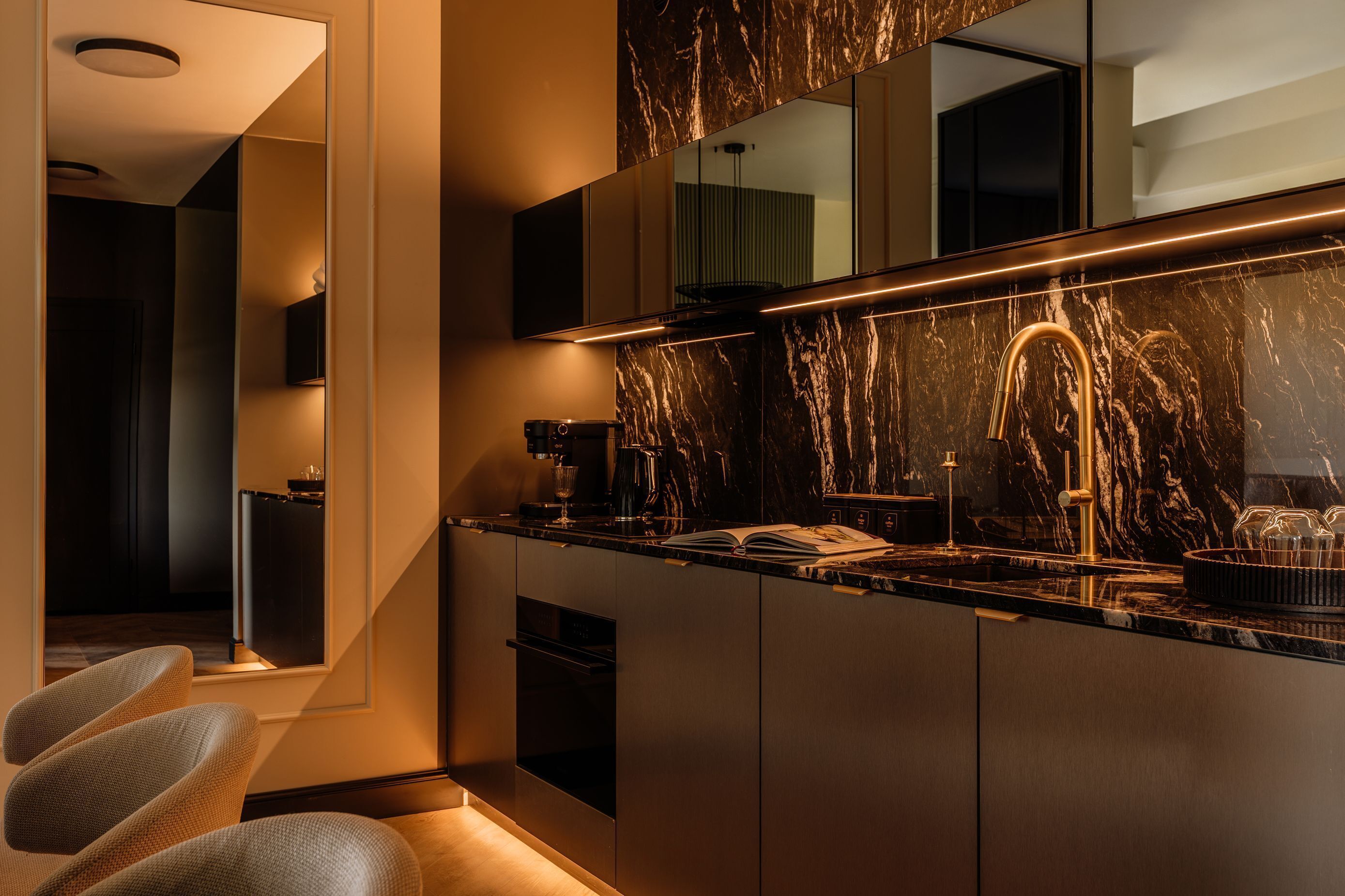 이그제큐티브 아파트, 욕조 | 전용 주방