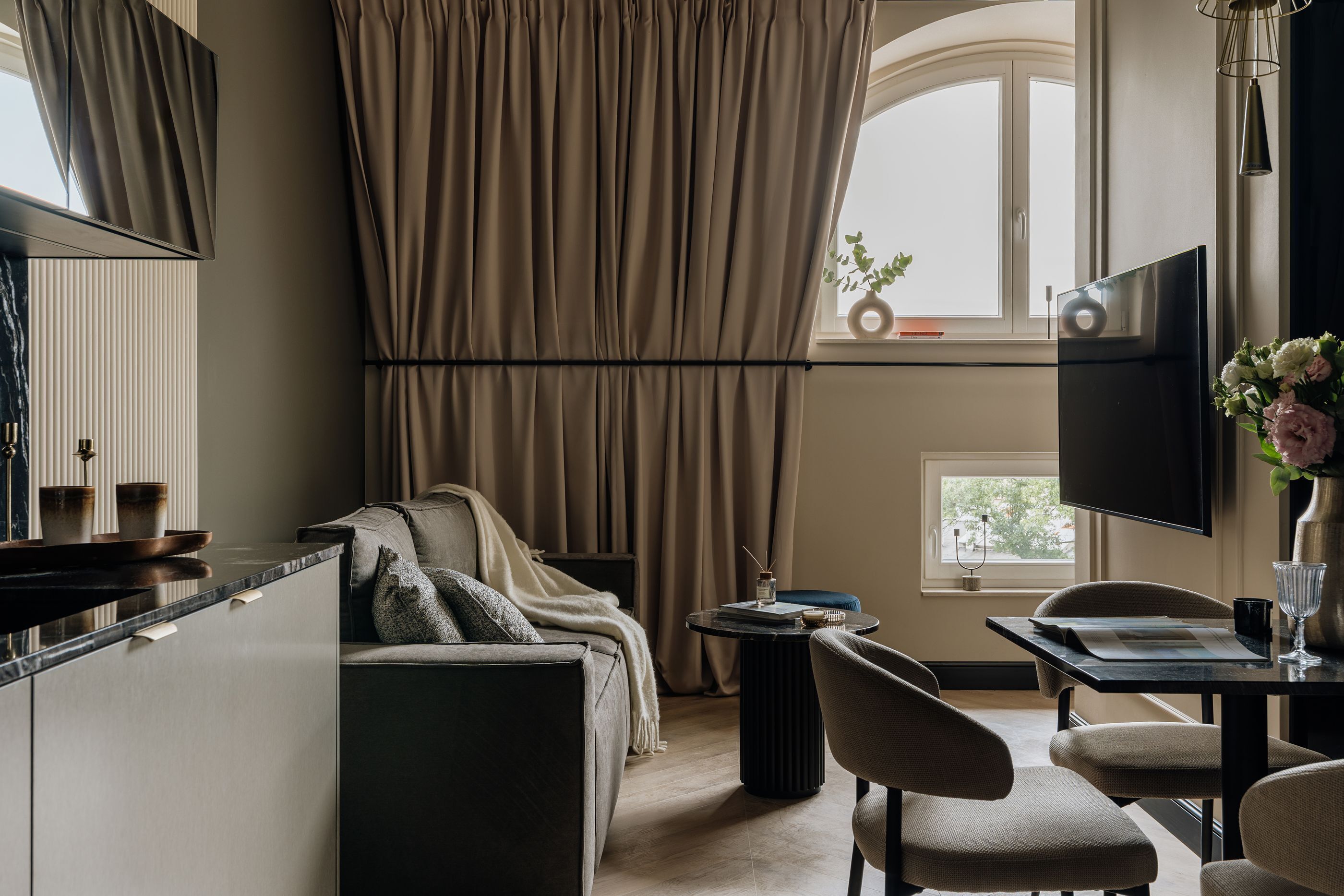 Appartement Design | Vue sur la cour