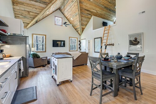 Fire Pit + Yard: Modern Mtn Retreat in Andrews
