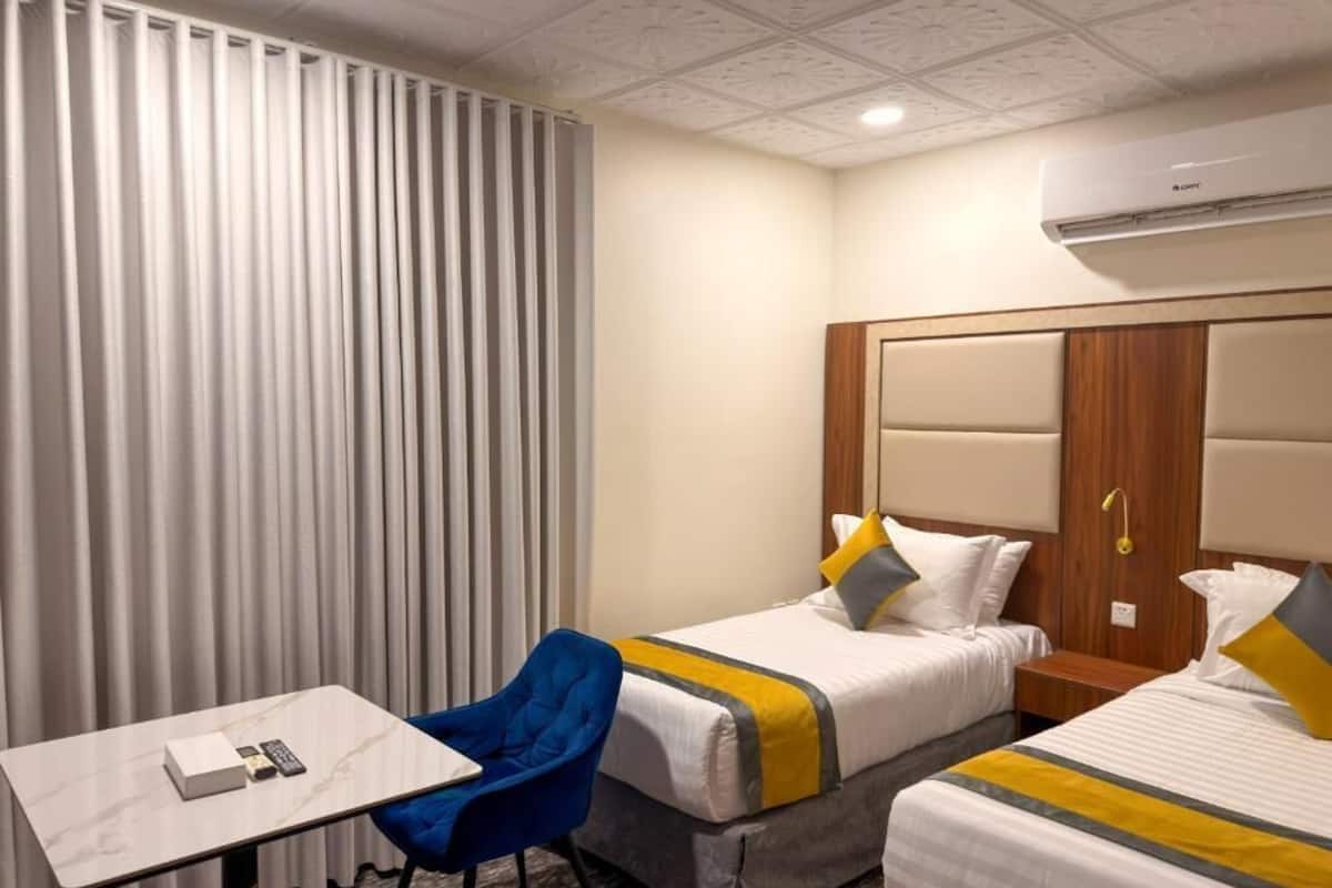 Zweibettzimmer, Stadtblick