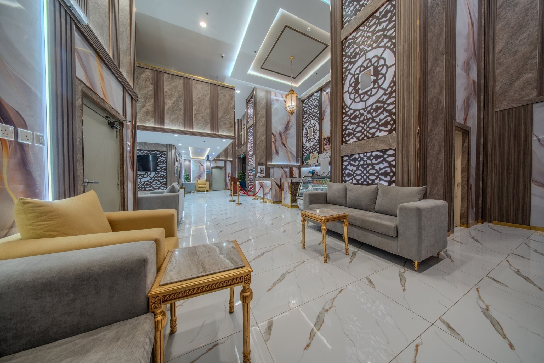 Lobby sitting area