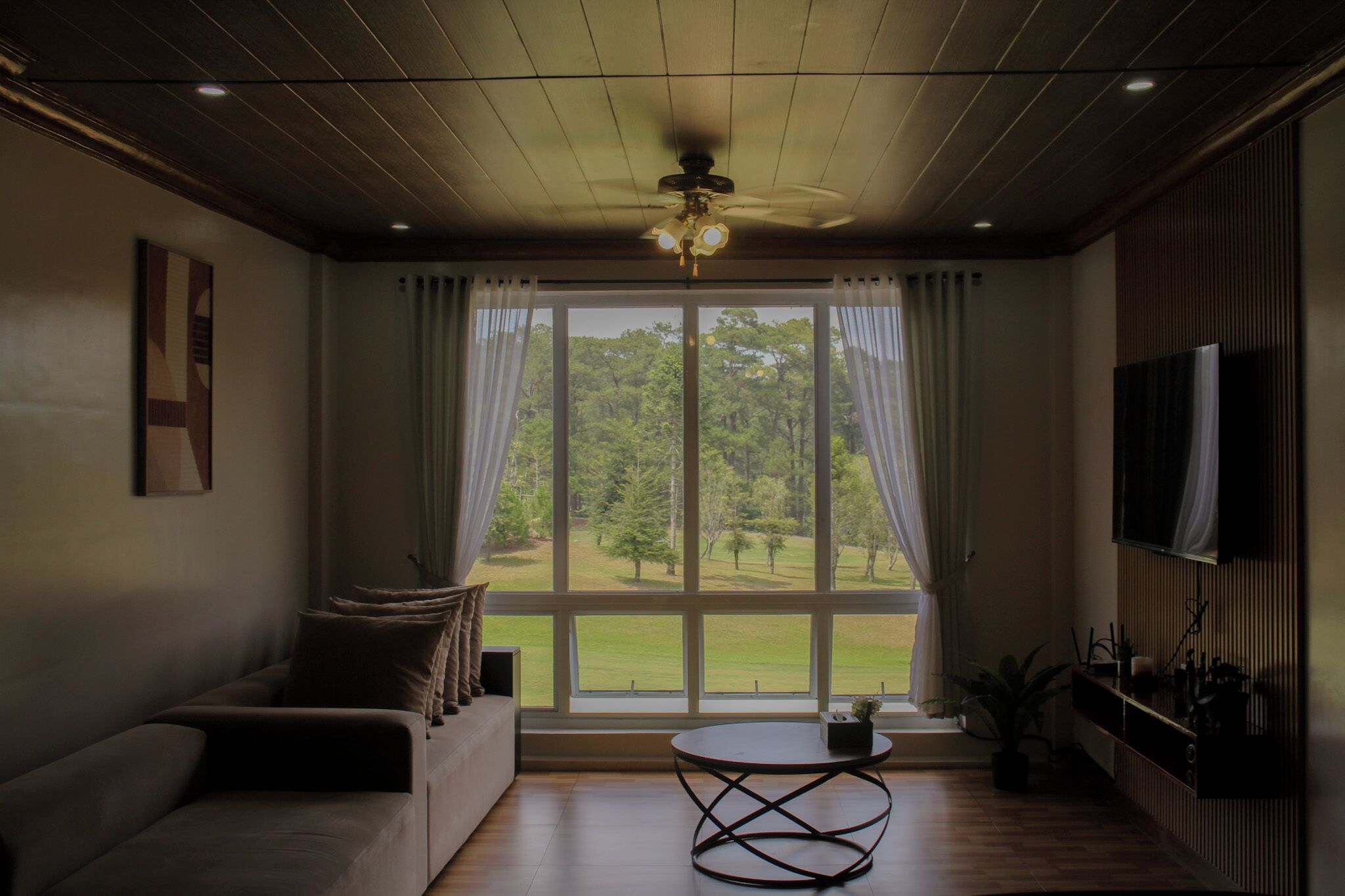 Apartemen, 4 kamar tidur, balkon, pemandangan lapangan golf | Area keluarga