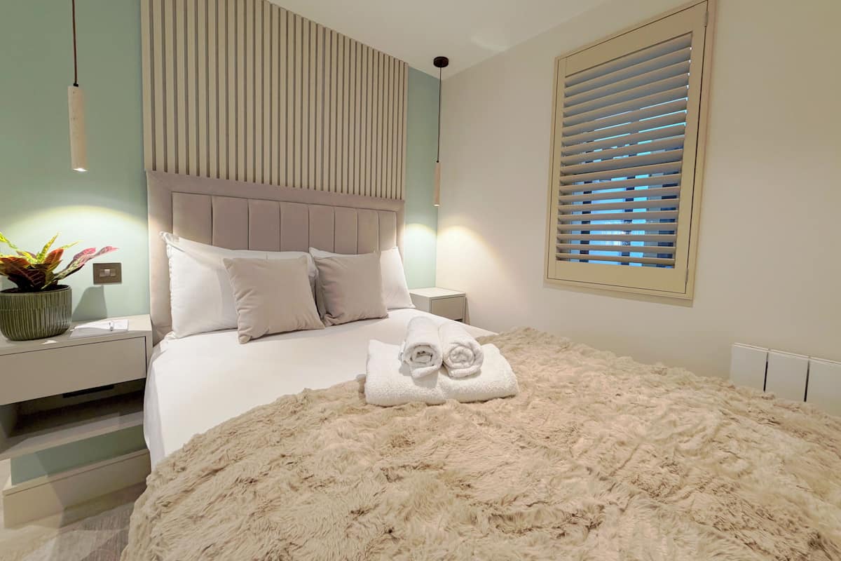 Studio Deluxe, 1 giường đôi và sofa giường, sân hiên