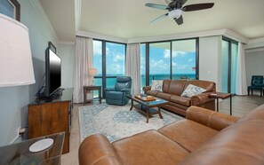 Condo, 2 Bedrooms | Living area - Phoenix Ix 1103 2 Bedroom Condo (Orange Beach)