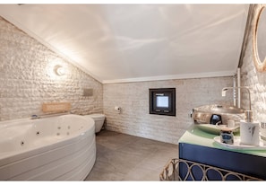 Towels, soap, toilet paper