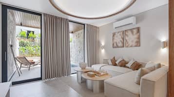 Townhome, 2 Bedrooms, Private Pool, Ocean View | Living area