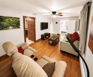 House, 2 Bedrooms | Living area | Smart TV, streaming services - Quiet Comfort Near The Heart Of Johnstown 2 Bedroom Home (Johnstown)