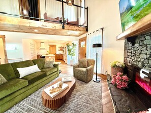 Cabana, 3 quartos | Área de estar