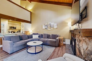 TV, fireplace, offices - Outdoor adventure abounds at this 3-story resort home with a private beach (South Lake Tahoe)