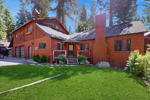 Exterior - Welcoming home near the lake with furnished deck & large, enclosed yard (Tahoe Vista)
