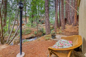 Terrace/patio - Charming condo near the lake with grill, full kitchen, & W/D (Incline Village)