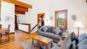 TV, fireplace, DVD player, offices
