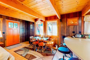 Dining - Two-story cabin with a wood fireplace, washer&dryer, & decks (Tahoe City)