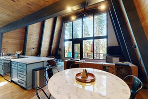 Interior - Woodland home in quiet location with deck, fireplace & entertainment options (Kings Beach)