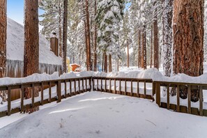 Property grounds - Golf front-view cabin with wood stove & forest views - close to activities (Incline Village)