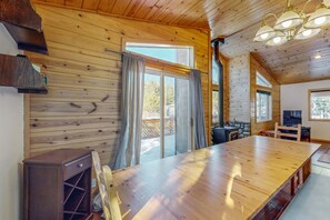 Interior - Spacious Cabin-Style Home with Mountain Views & Shared Hot Tub & Pool (Truckee)