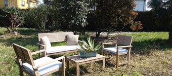 Atemberaubendes alleinstehendes Ferienhaus mit Klimaanlage,  W-LAN, Innenhof und Haustiere erlaubt